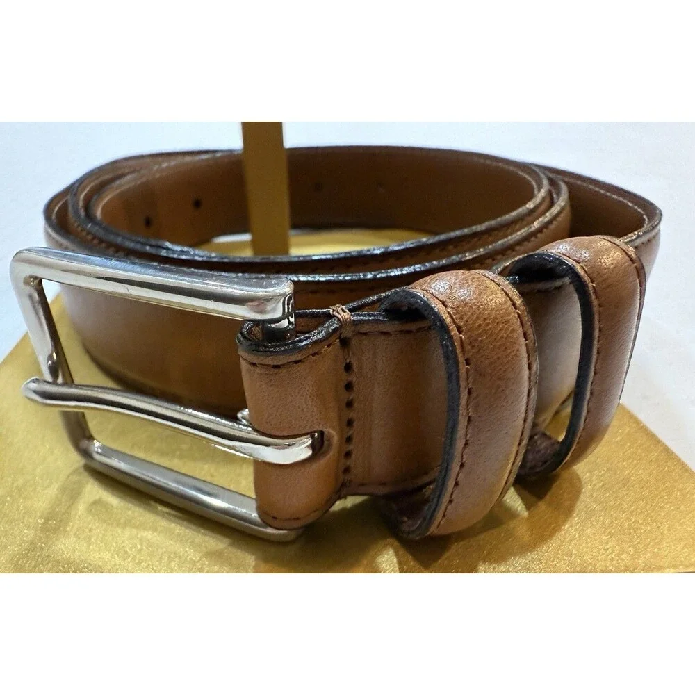 Jos. A. Bank‎ Men’s Belt Italian Genuine Leather Brown 42/105 Dress Signature